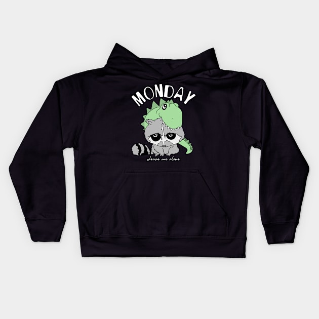 i hate mondays Kids Hoodie by ARRIGO